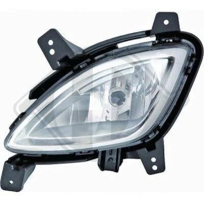 Diederichs 6852188 - Faro fendinebbia anteriore per Hyundai i20, lato destro, H27W/1, garanzia 2 anni Diederichs 6852188 - Faro fendinebbia anteriore per Hyundai i20, lato destro, H27W/1, garanzia 2 anni