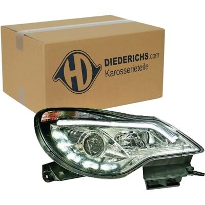 Kit fari DIEDERICHS Opel Corsa D - Cromato, H1, Elettrico Kit fari DIEDERICHS Opel Corsa D - Cromato, H1, Elettrico