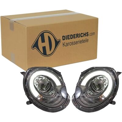 Diederichs Mini H9 Scheinwerferset - Klar & Schwarz - Scheinwerfersatz Diederichs Mini H9 Scheinwerferset - Klar & Schwarz - Scheinwerfersatz
