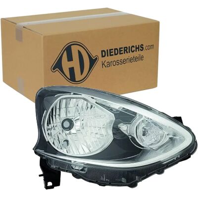 Faro Diederichs H4 Nero Destro per Nissan Micra - Faro Faro Diederichs H4 Nero Destro per Nissan Micra - Faro