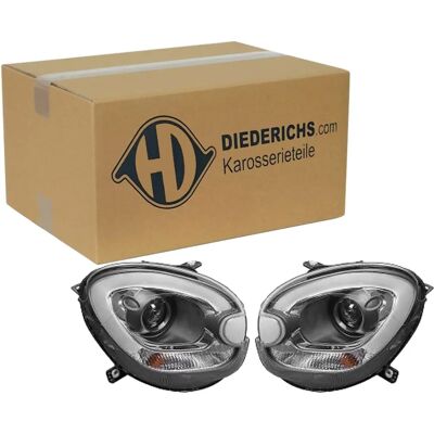 Diederichs H9 Scheinwerfer Set für Mini - Klarglas Schwarz Diederichs H9 Scheinwerfer Set für Mini - Klarglas Schwarz