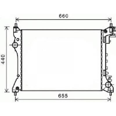 Diedrichs DCM1360 Aluminium Motor Radiator - Engine Cooling Diedrichs DCM1360 Aluminium Motor Radiator - Engine Cooling