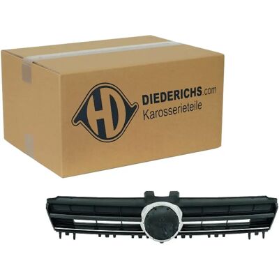 Diederichs VW Golf 7 Lämmitinritilä - Musta & Kromi Diederichs VW Golf 7 Lämmitinritilä - Musta & Kromi