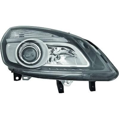 Reflektor Diederichs Model 4464786 - chrom/czarny Reflektor Diederichs Model 4464786 - chrom/czarny