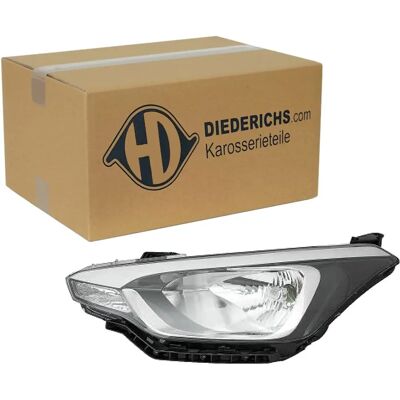 Reflektor lewy Hyundai i20 II, H4, Elektryczne ustawianie Reflektor lewy Hyundai i20 II, H4, Elektryczne ustawianie