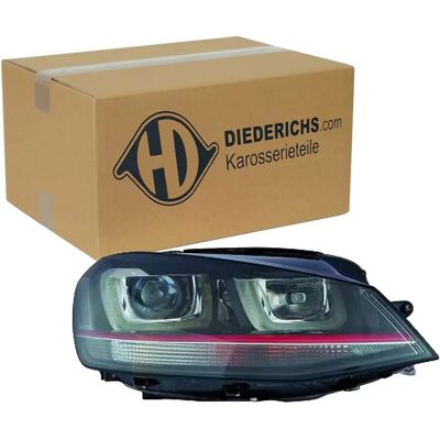 Diederichs Faro per VW Golf 7 - Xenon D3S/H7, Cornice nera Diederichs Faro per VW Golf 7 - Xenon D3S/H7, Cornice nera