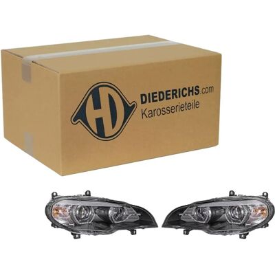 Diederichs Modell 1291786 Schwarzer Scheinwerfer für BMW X5 - Scheinwerfer Ersatz Diederichs Modell 1291786 Schwarzer Scheinwerfer für BMW X5 - Scheinwerfer Ersatz