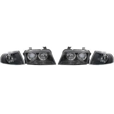 Diederichs Modell 1016385 Schwarzer Scheinwerfersatz für Audi A4 - Scheinwerfer Set Diederichs Modell 1016385 Schwarzer Scheinwerfersatz für Audi A4 - Scheinwerfer Set
