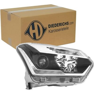 Farol Diederichs D-Max - Direito, LED, H11/HB3, Motor de nivelamento - Farol Farol Diederichs D-Max - Direito, LED, H11/HB3, Motor de nivelamento - Farol