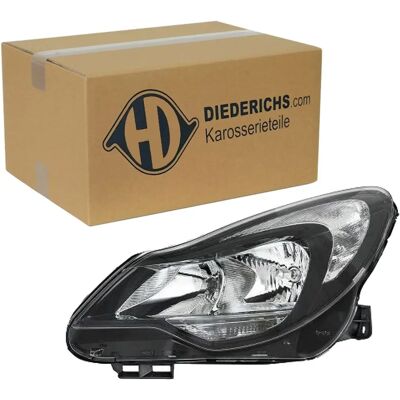 Diederichs Corsa Ajovalo - Vasen, H7/H1 Halogén, Musta - Ajovalo Diederichs Corsa Ajovalo - Vasen, H7/H1 Halogén, Musta - Ajovalo