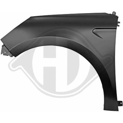 DIEDERICHS - 4417007 - Anteriore Sinistra - Acciaio - Fender DIEDERICHS - 4417007 - Anteriore Sinistra - Acciaio - Fender