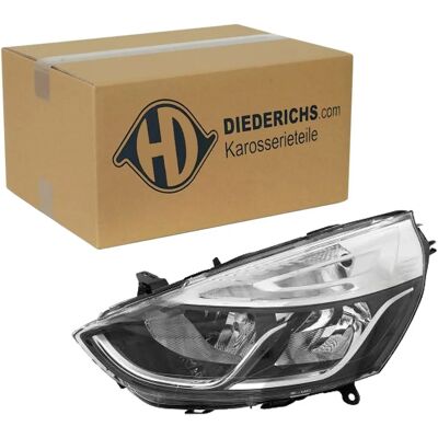 Diederichs Forlygte Renault Clio 4 - Venstre, H7/H1, Motor til nivellering Diederichs Forlygte Renault Clio 4 - Venstre, H7/H1, Motor til nivellering