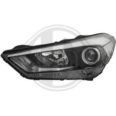 Venstreside forlygten Diederichs til Hyundai Tucson - LED dagslys, H7/H7, Model 6862083 Venstreside forlygten Diederichs til Hyundai Tucson - LED dagslys, H7/H7, Model 6862083