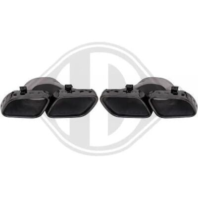 DIEDERICHS ZUB00381 Chrom/Schwarz Endrohrblende - Auspufftyp DIEDERICHS ZUB00381 Chrom/Schwarz Endrohrblende - Auspufftyp