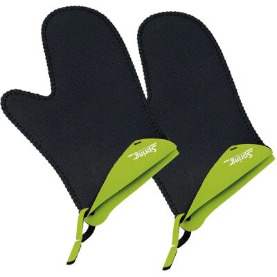 Spring GRIPS Guanti da forno - Resistenza al calore, Antiscivolo, Multifunzione Spring GRIPS Guanti da forno - Resistenza al calore, Antiscivolo, Multifunzione
