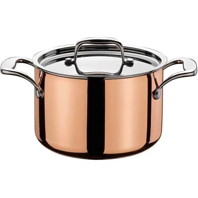 Cocotte en Cuivre Spring 24cm - Tous Feux Cocotte en Cuivre Spring 24cm - Tous Feux
