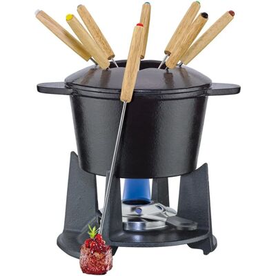 Spring - Grenoble - Black Matte - fondue-set Spring - Grenoble - Black Matte - fondue-set