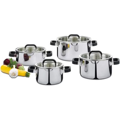 Ensemble de casseroles Spring Fusion 2+ - 4 pièces - Toutes sources de chaleur Ensemble de casseroles Spring Fusion 2+ - 4 pièces - Toutes sources de chaleur