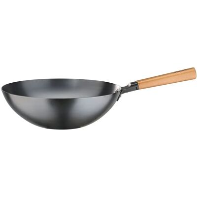 Spring Wok Canton 30cm Noir - Poêle Wok Spring Wok Canton 30cm Noir - Poêle Wok