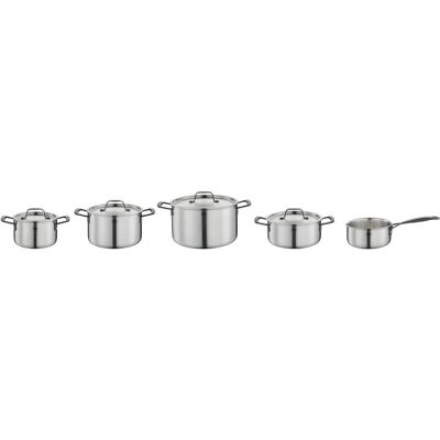 Spring Gourmet 5-teiliges schwarzes Kochgeschirr-Set - Küchenutensilien Spring Gourmet 5-teiliges schwarzes Kochgeschirr-Set - Küchenutensilien