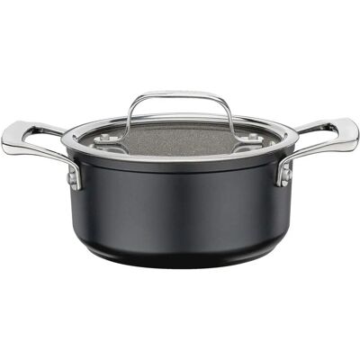 MERIDIAN Sartén de aluminio reciclado 16cm - Antiadherente Negro MERIDIAN Sartén de aluminio reciclado 16cm - Antiadherente Negro