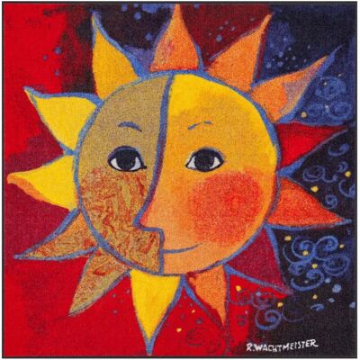 SALONLOEWE Tapis de Vie Rosina Wachtmeister - Rouge 115x115 cm Tapis d'entrée - Publicité SALONLOEWE Tapis de Vie Rosina Wachtmeister - Rouge 115x115 cm Tapis d'entrée - Publicité