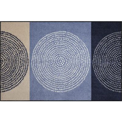 Efia Salon Nestor denim waschbare Fußmatte - Fußmatte Efia Salon Nestor denim waschbare Fußmatte - Fußmatte