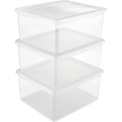 Keeeper Bea Boîte de Rangement - Ventilée, 3x18L Keeeper Bea Boîte de Rangement - Ventilée, 3x18L