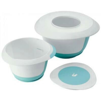 Keeeper Ensemble de Bols de Mélange Empilables - 4 en 1, Sans BPA Keeeper Ensemble de Bols de Mélange Empilables - 4 en 1, Sans BPA
