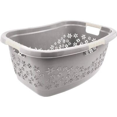 Keeeper Lasse Ergonomischer Wäschekorb - 50L, Grau Keeeper Lasse Ergonomischer Wäschekorb - 50L, Grau