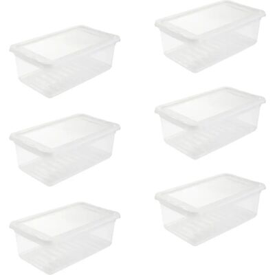 Keeeper Contenitore di Stoccaggio - Trasparente, Ventilato, 6 pezzi Keeeper Contenitore di Stoccaggio - Trasparente, Ventilato, 6 pezzi