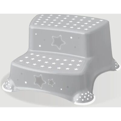 Keeeper Tabouret Enfant 2 Niveaux - Gris Keeeper Tabouret Enfant 2 Niveaux - Gris