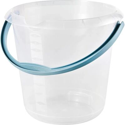 Keeeper Mika Eimer - 10L, Transparent/Grün, Ergonomischer Griff Keeeper Mika Eimer - 10L, Transparent/Grün, Ergonomischer Griff