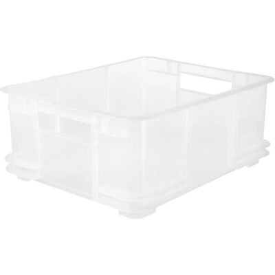 Keeeper Eurobox L - Caja de almacenaje, 20L, Transparente Keeeper Eurobox L - Caja de almacenaje, 20L, Transparente