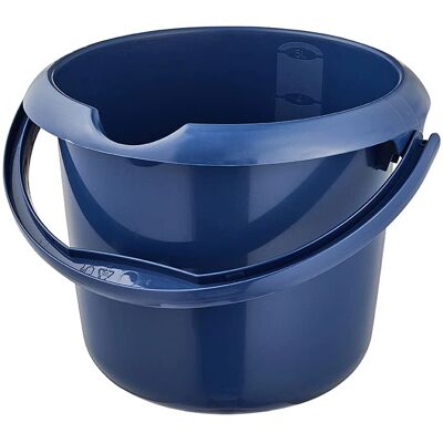 Keeeper Mika Eco Seau - 5L Plastique recyclé, Bleu Keeeper Mika Eco Seau - 5L Plastique recyclé, Bleu