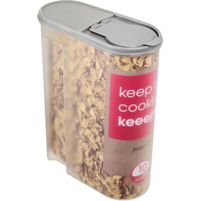 Keeeper Jean Scatola cereali grigia nordica 5L Keeeper Jean Scatola cereali grigia nordica 5L