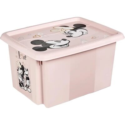 Keeeper Minnie Aufbewahrungsbox - 15L, Pink, Stapelbar Keeeper Minnie Aufbewahrungsbox - 15L, Pink, Stapelbar
