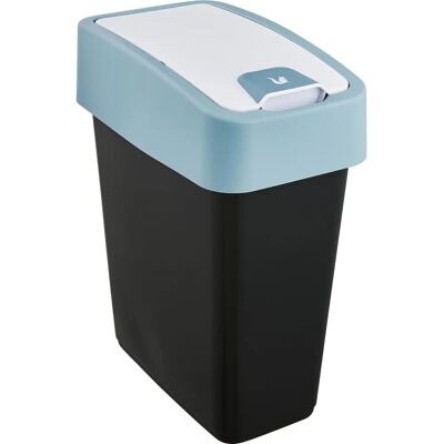 Cubo de basura Nordic Blue 10L con apertura de 2 vías Cubo de basura Nordic Blue 10L con apertura de 2 vías