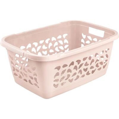 Keeeper Nordic Pink Wäschekorb - 52L, Kompakt, Langlebig Keeeper Nordic Pink Wäschekorb - 52L, Kompakt, Langlebig