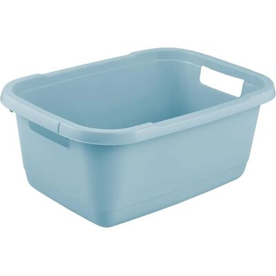 Keeeper Wäschekorb - 32L Nordic Blue - Leicht zu reinigen & Stapelbar Keeeper Wäschekorb - 32L Nordic Blue - Leicht zu reinigen & Stapelbar