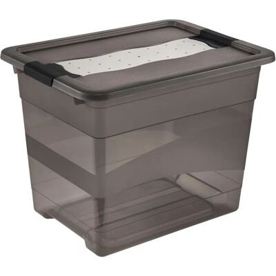 Keeeper Cornelia Aufbewahrungsbox - 24L, Transparent, Mit Deckel Keeeper Cornelia Aufbewahrungsbox - 24L, Transparent, Mit Deckel