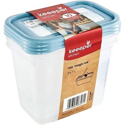 Keeeper Magic Ice Gefrierdosen-Set - Einfrieren, Lagern Keeeper Magic Ice Gefrierdosen-Set - Einfrieren, Lagern