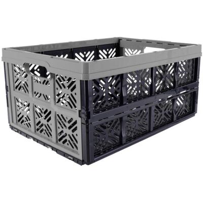 Boîte de Rangement Pliable Grise Keeeper Boîte de Rangement Pliable Grise Keeeper