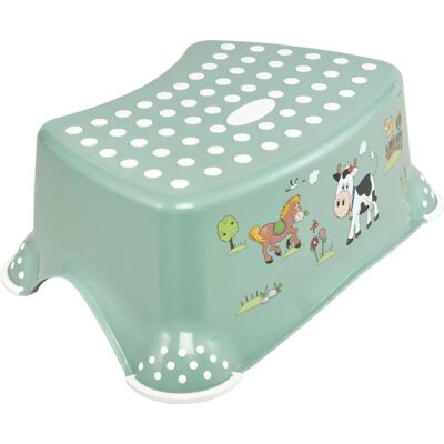 Keeeper Escabeau Enfant - Décor Funny Farm - 40,5x28,5x14 cm Keeeper Escabeau Enfant - Décor Funny Farm - 40,5x28,5x14 cm