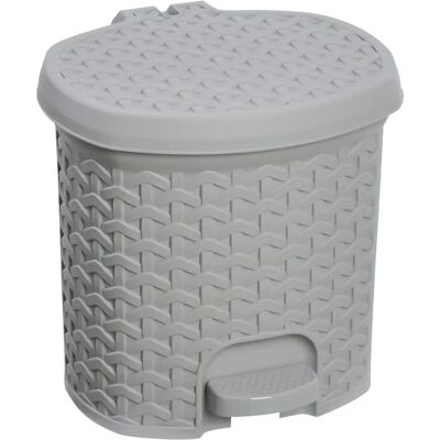 Keeeper Modell Tjark - Rattan Grau 3L Pedal Müllbehälter Keeeper Modell Tjark - Rattan Grau 3L Pedal Müllbehälter