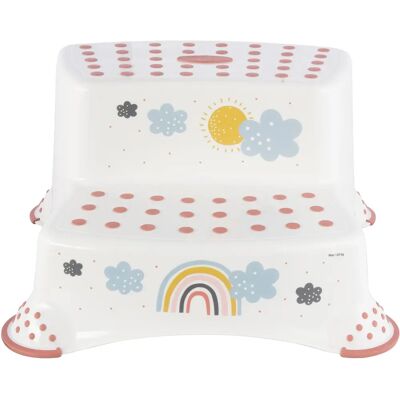 Escabeau pour enfants Keeeper Rainbow - 2 Étapes en Plastique Escabeau pour enfants Keeeper Rainbow - 2 Étapes en Plastique