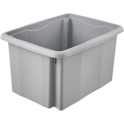 Keeeper Emil Eco Aufbewahrungsbox - 15L, Stein Grau Keeeper Emil Eco Aufbewahrungsbox - 15L, Stein Grau