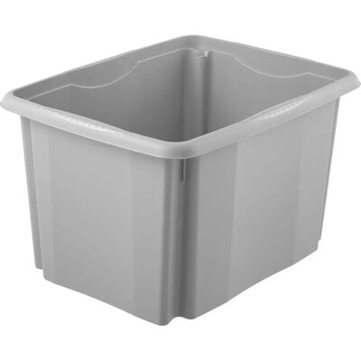 Keeper Eco Aufbewahrungsbox - Stapelbar aus langlebigem Kunststoff Grau Keeper Eco Aufbewahrungsbox - Stapelbar aus langlebigem Kunststoff Grau