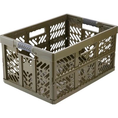 KEEEPER Boîte de rangement olive - 45L Pliable - Publicité KEEEPER Boîte de rangement olive - 45L Pliable - Publicité