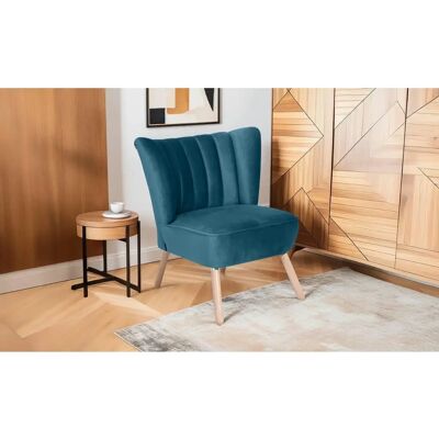 Max Winzer Alessandro Petrol Samtvelours Sessel - Möbel Max Winzer Alessandro Petrol Samtvelours Sessel - Möbel